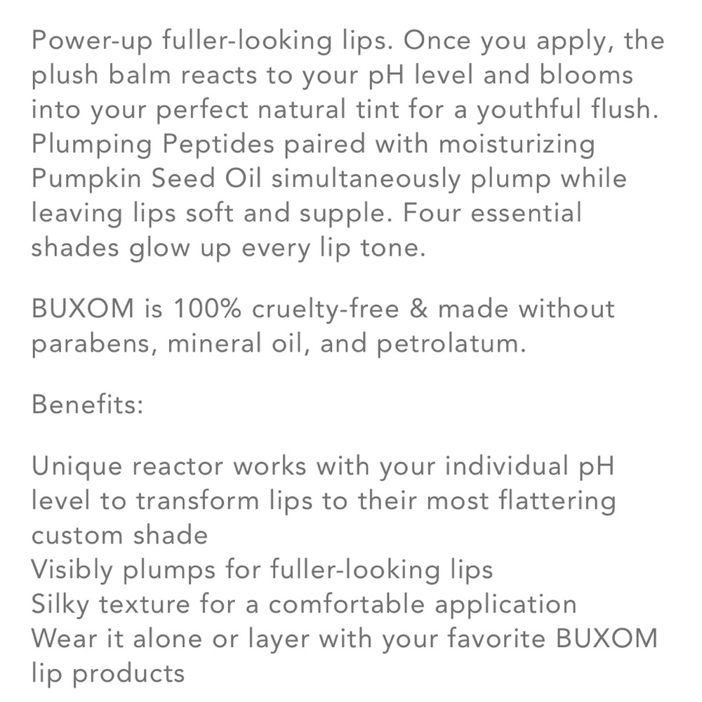 Buxom Power-Full Plump Lip Balm Big O - Picture 16 of 16